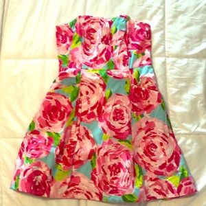 Lilly Pulitzer strapless dress